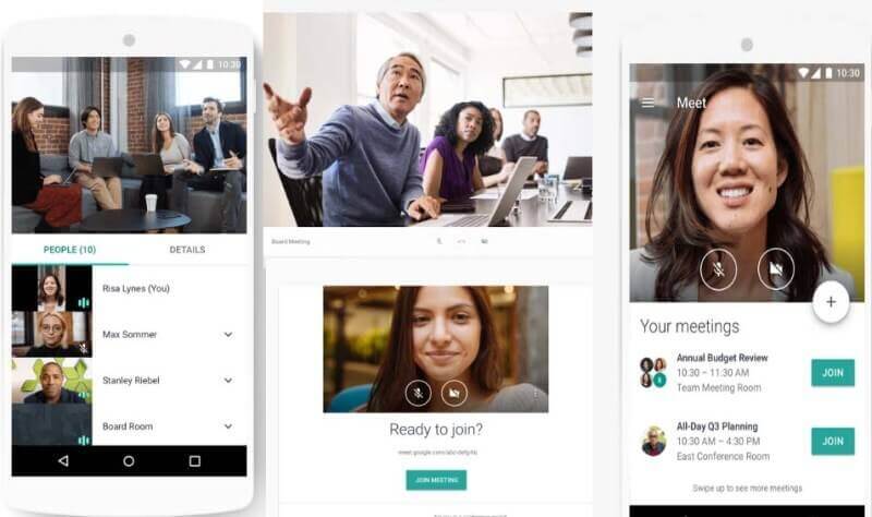 Ứng dung Google Hangouts Meet